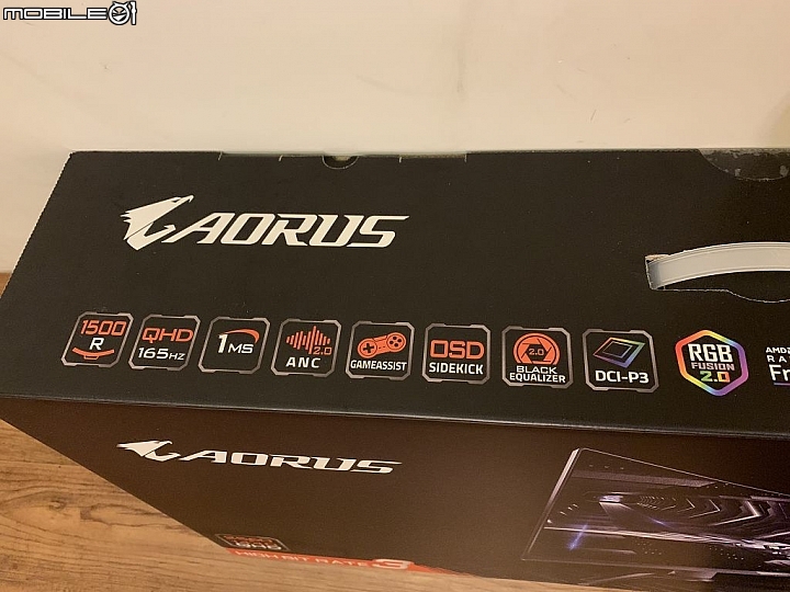 技嘉撿到槍 AORUS CV27Q HBR3 新機 2K-165 曲面電競螢幕新開箱