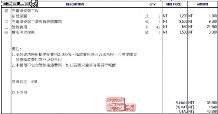 Tesla Model 3 交車紀錄 11/14OTA更新至2019.36 充電施工.保險.組裝瑕疵等