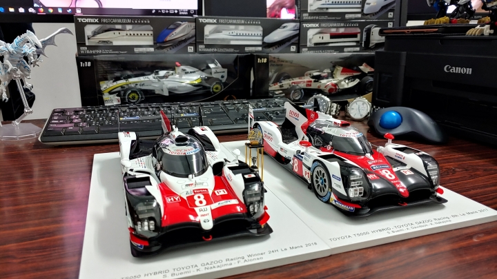 [開箱]1/18 SPARK Toyota TS050 2018