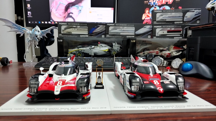 [開箱]1/18 SPARK Toyota TS050 2018
