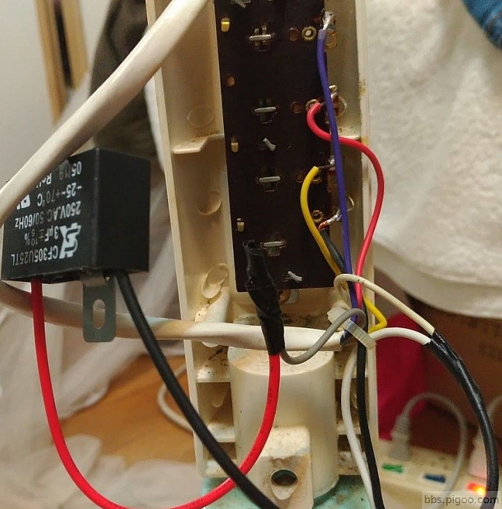 點我看大圖 請益電機高手...(電風扇維修)