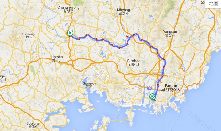 韓國騎乘記首爾到釜山