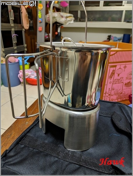 小型折疊柴火爐及鋼杯爐