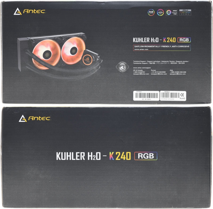 Antec KUHLER H2O K240 RGB一體式水冷散熱器簡測