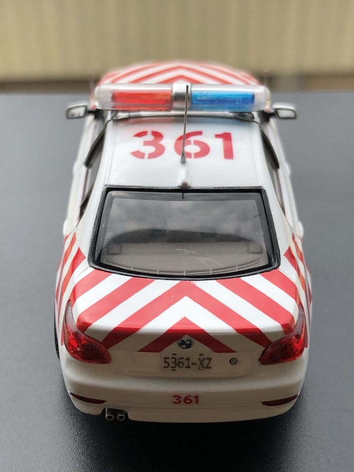 1/43 國道警察 BMW E60 紅斑馬變身紀實