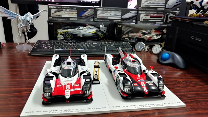[開箱]1/18 SPARK Toyota TS050 2018