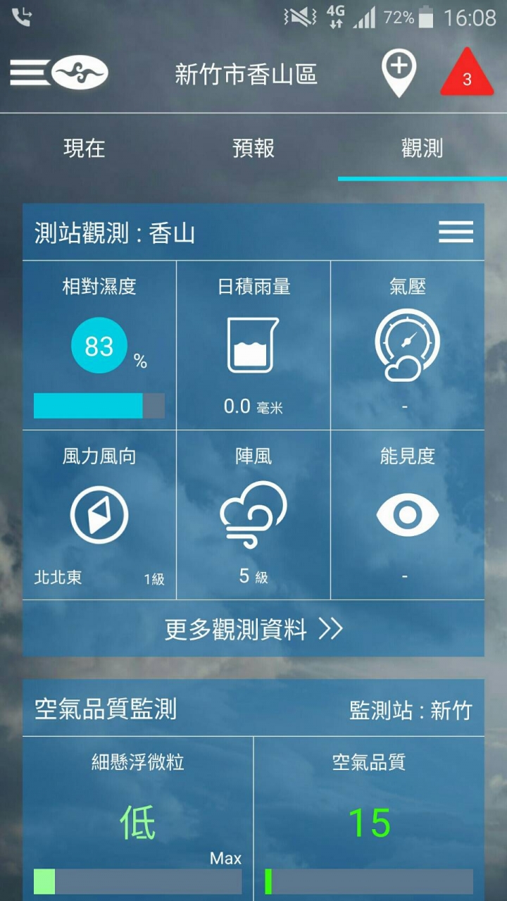 從颱風天的中央氣象局看到台灣的空汙謊言