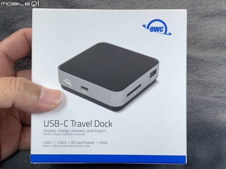 [開箱測試] 時尚且更加實用的 OWC USB-C Travel Dock with Cable Storage 線材可收納旅行用轉接器