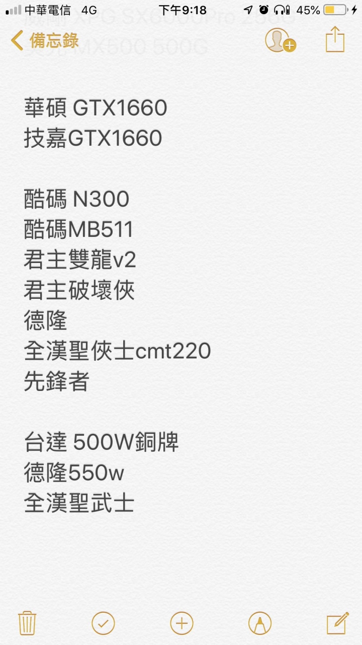各位如何選呢 最後一問了 謝謝各位 20K電腦組裝