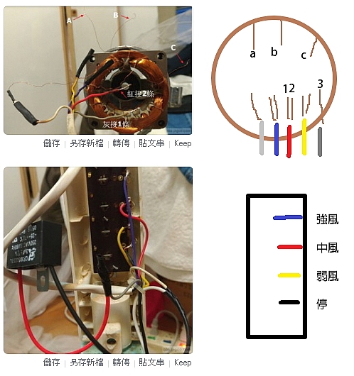 點我看大圖 請益電機高手...(電風扇維修)