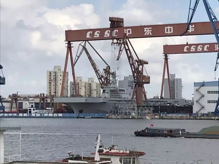 首艘075兩棲攻擊艦即將下水