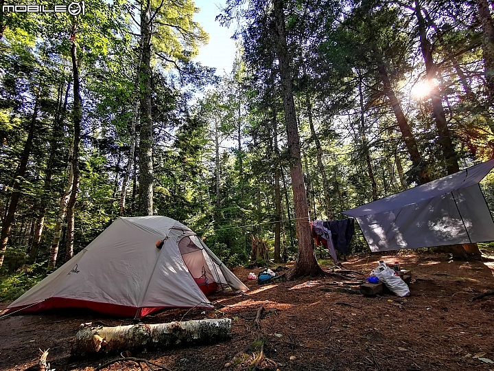 First camping at backcountry-蘇必略湖國家公園