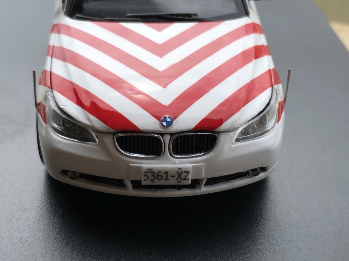 1/43 國道警察 BMW E60 紅斑馬變身紀實