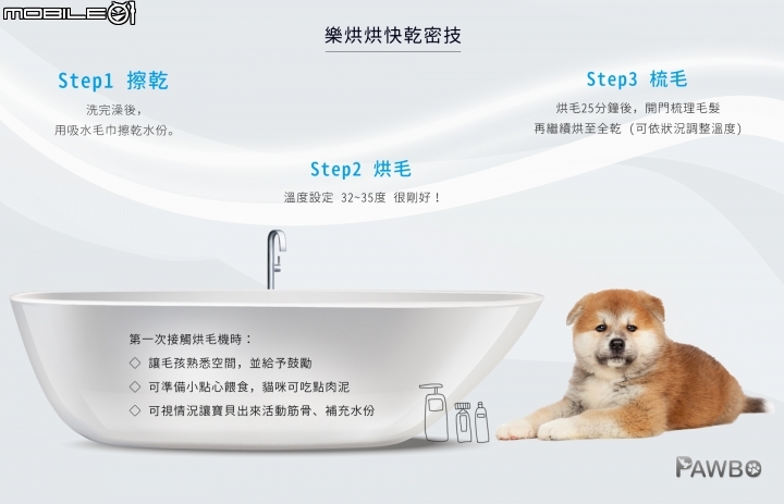 PAWBO樂烘烘寵物智慧烘毛機