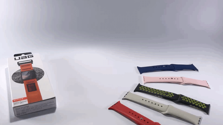 開箱文_【UAG】Apple Watch 尼龍魔鬼氈錶帶(ACTIVE WATCH STRAP)& 黑橘兩色錶殼(文內有多張細節產品照、動態圖片)