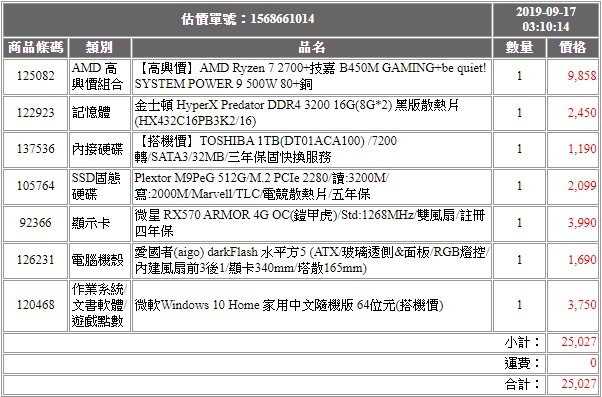 新手組遊戲主機 求健檢(預算含OS 25K)