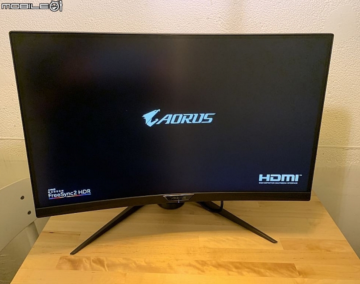 技嘉撿到槍 AORUS CV27Q HBR3 新機 2K-165 曲面電競螢幕新開箱