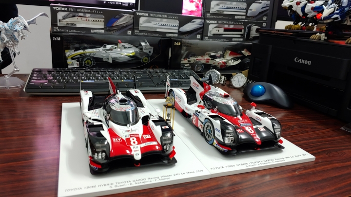 [開箱]1/18 SPARK Toyota TS050 2018