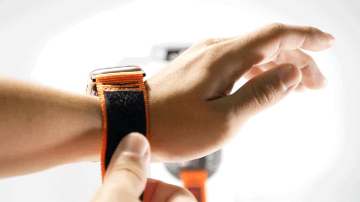 開箱文_【UAG】Apple Watch 尼龍魔鬼氈錶帶(ACTIVE WATCH STRAP)& 黑橘兩色錶殼(文內有多張細節產品照、動態圖片)