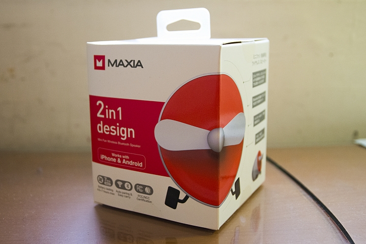 MAXIA 2 in 1 電風扇+藍牙喇叭開箱