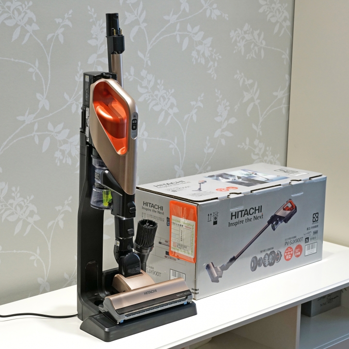 HITACHI 日立 3D立體除塵無線吸塵器(PVSJX900T) 日本原裝進口! 手持、直立式輕便吸塵器推薦!用這台吸塵器打掃毫不費力、直立式充電好方便!