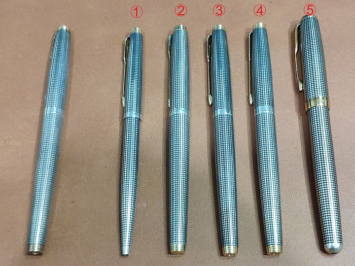 點我看大圖 頂級的工藝,時代的眼淚! Parker 75 銀格,純銀桿鋼筆開箱!