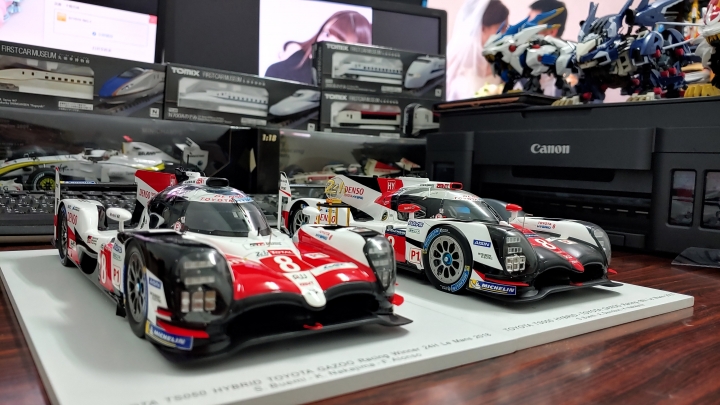 [開箱]1/18 SPARK Toyota TS050 2018