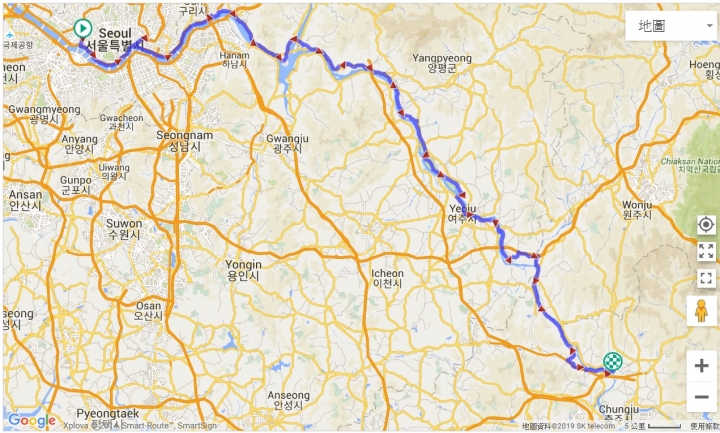 韓國騎乘記首爾到釜山