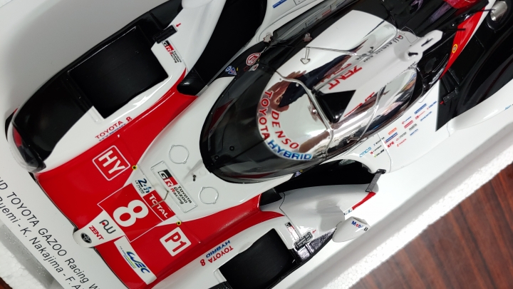 [開箱]1/18 SPARK Toyota TS050 2018