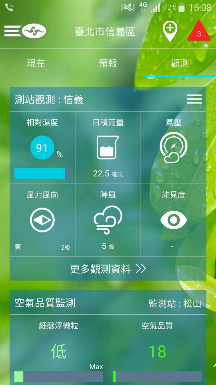 從颱風天的中央氣象局看到台灣的空汙謊言