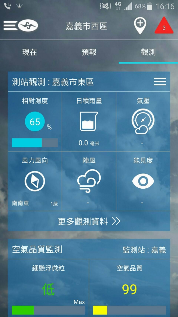 從颱風天的中央氣象局看到台灣的空汙謊言