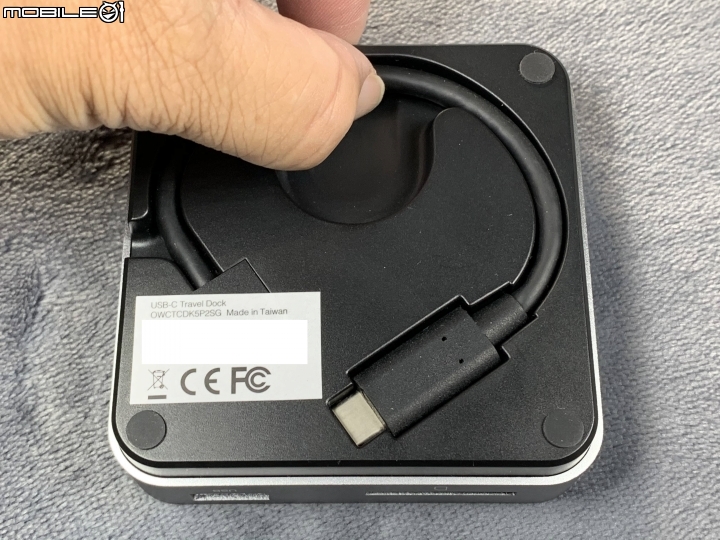 [開箱測試] 時尚且更加實用的 OWC USB-C Travel Dock with Cable Storage 線材可收納旅行用轉接器