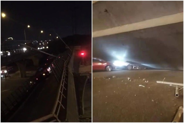 快訊／江蘇無錫「高架橋倒塌」多車直接被砸中…畫面曝光！