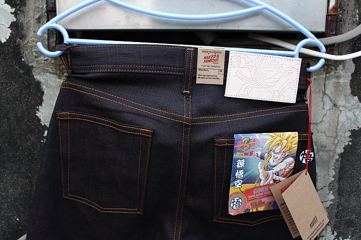 點我看大圖 【開箱實穿分享】N&F 裸女 七龍珠 悟空 Goku Super Saiyan Selvedge.Naked & Famous x Dragon ball