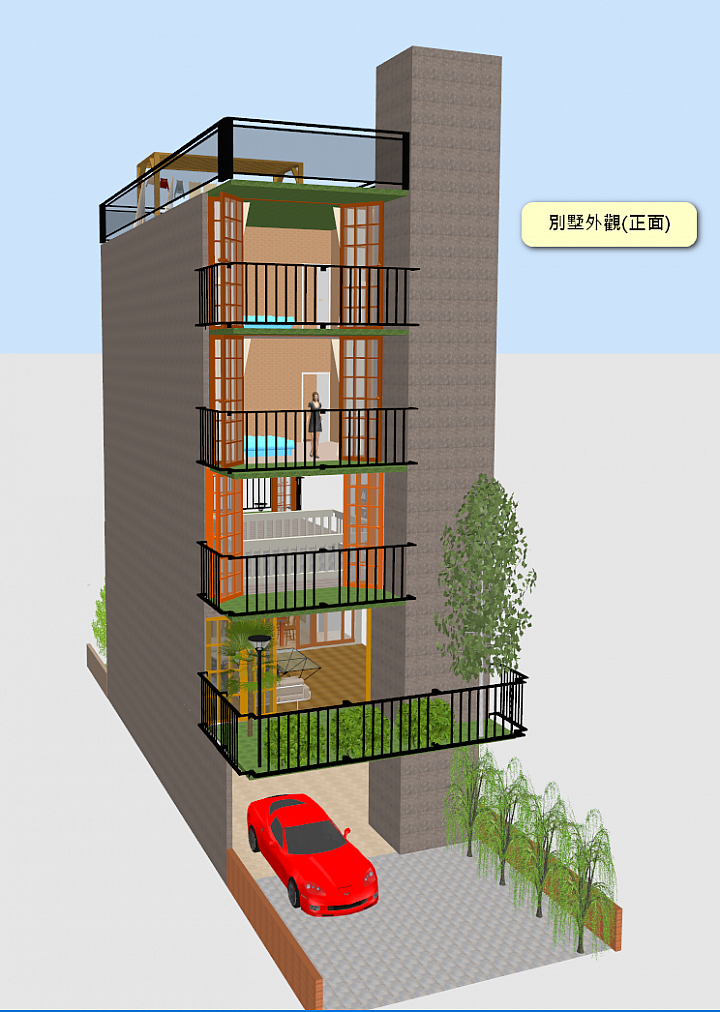 點我看大圖 自地自建隨手畫(草圖,面積以及設計有待檢討,純分享)