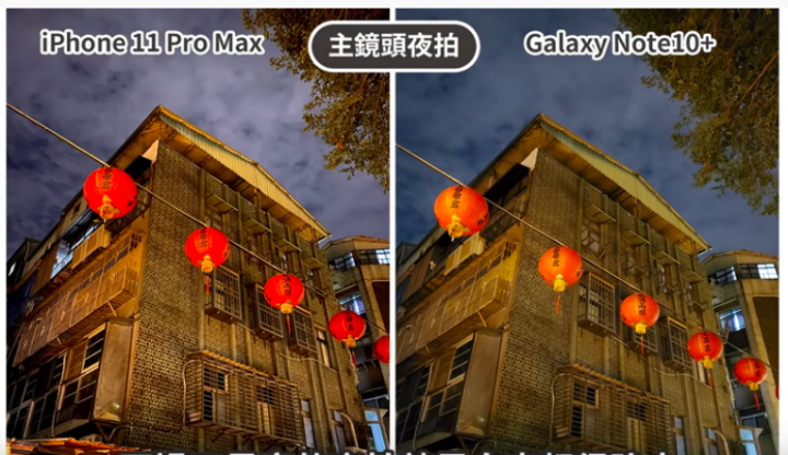 iPhone 11 Pro Max 和 Galaxy Note10+ 各項來比較