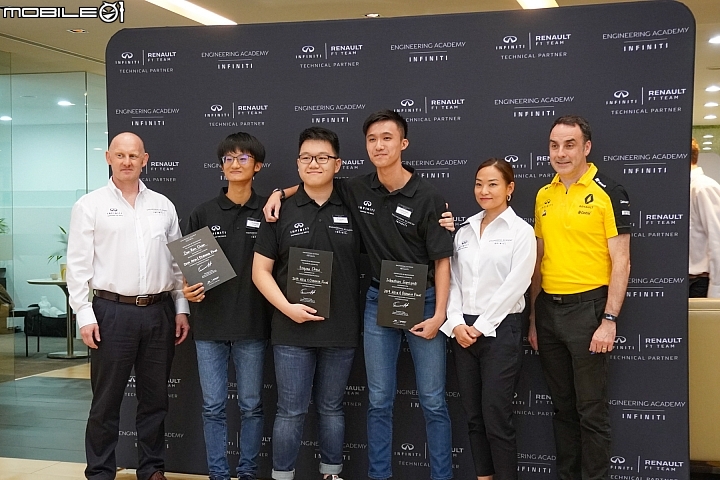2019 Infiniti 賽車工程學院台灣小將首次參賽就奪冠！前進Renault F1車隊實習！