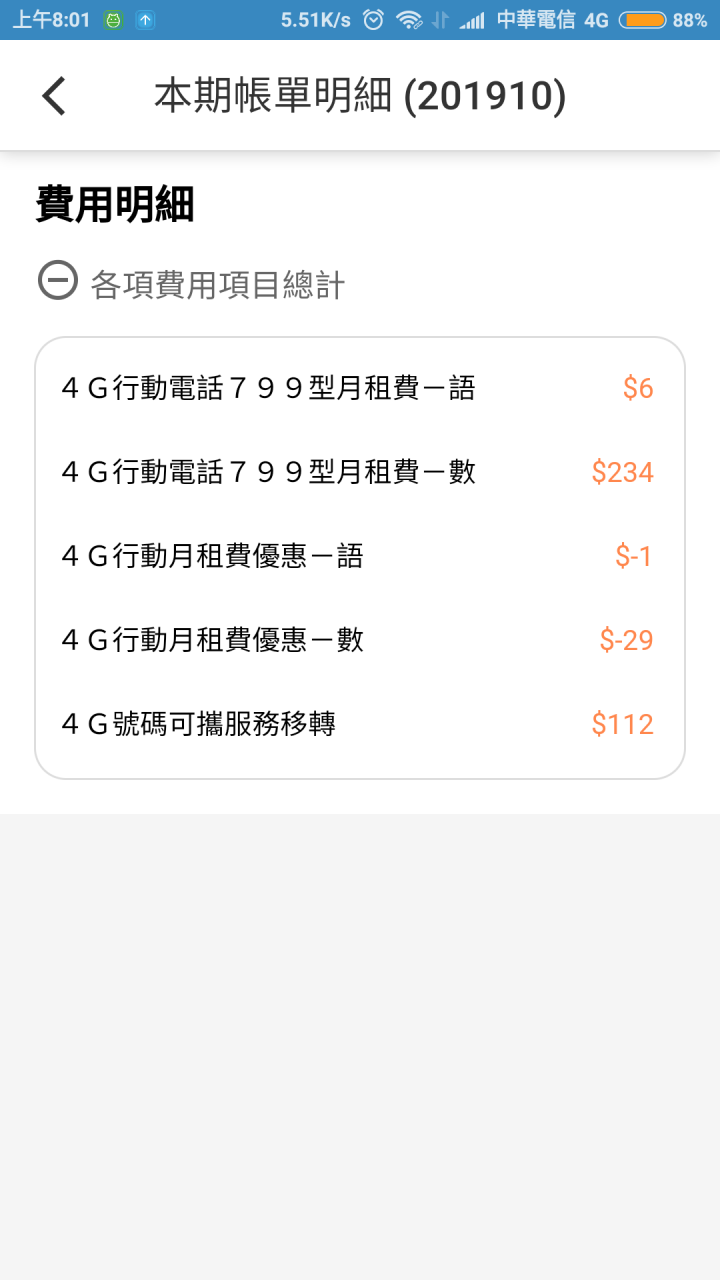 帳單疑問