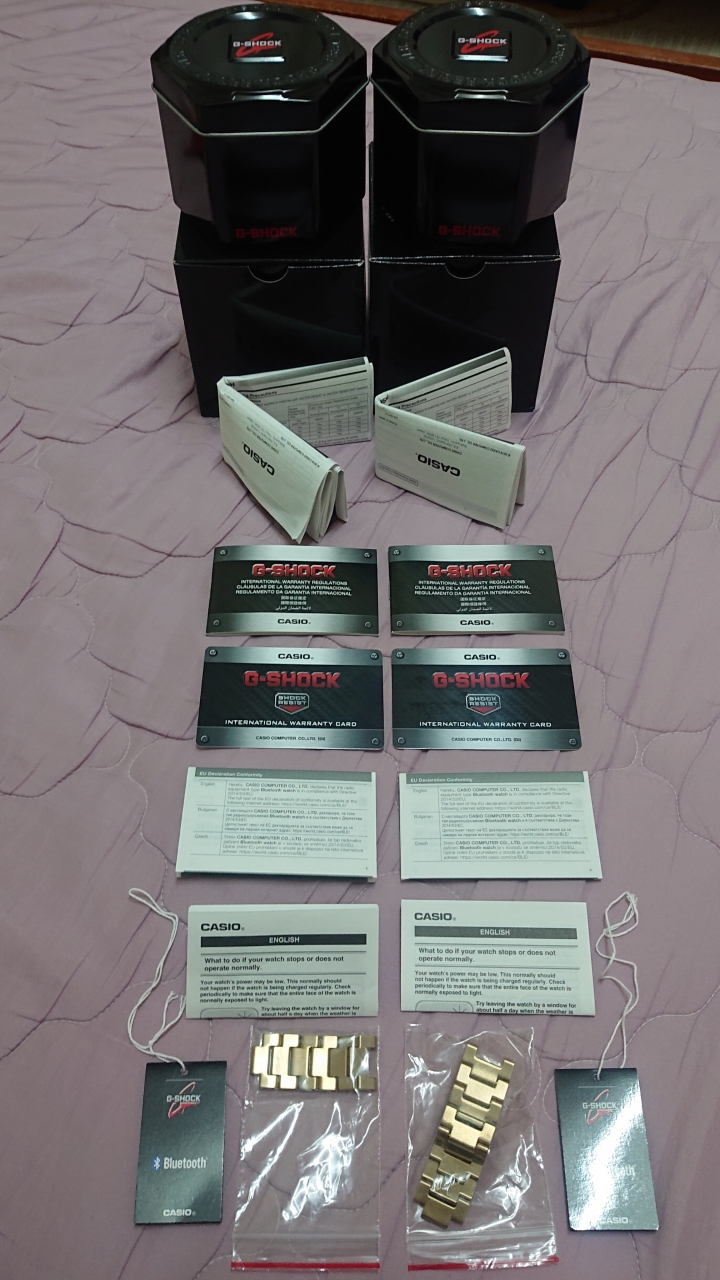 等了3個月終於買到了GMW-B5000GD-9DR金色