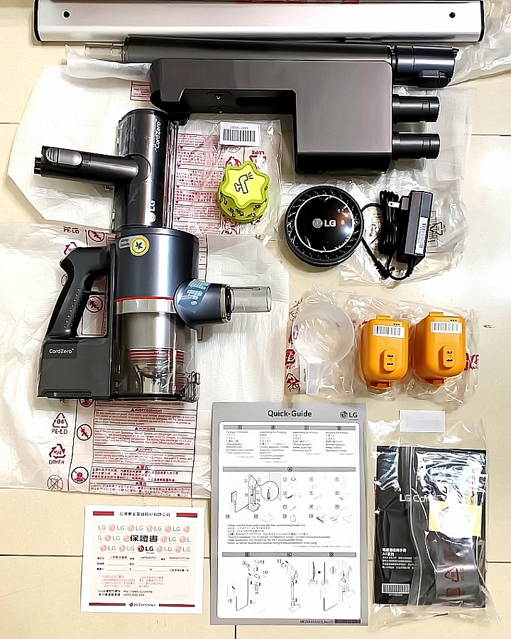 【試用】LG A9+濕拖無線吸塵器，小小朋友玩樂吸塵濕拖