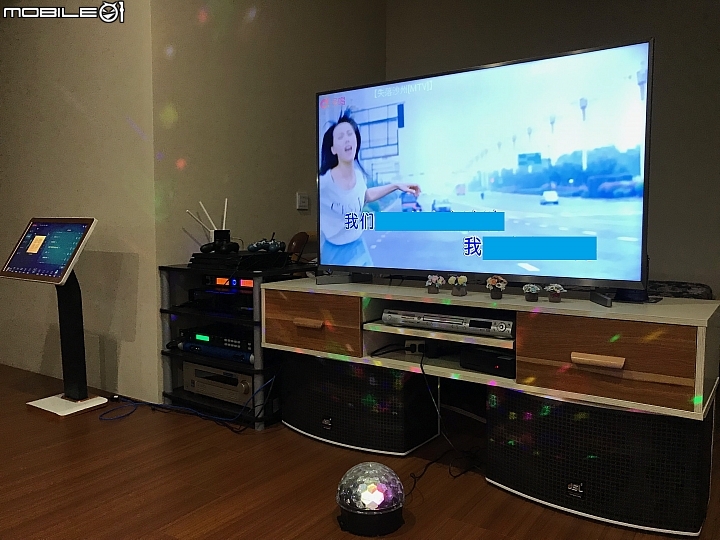 我終於實現了這件事。把整套KTV帶回家!