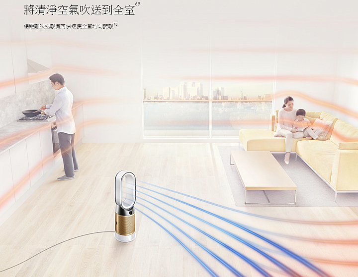 點我看大圖 【試用】《Dyson Pure Hot + Cool Cryptomic HP06》超越捕捉的三合一劃時代空汙殺手!