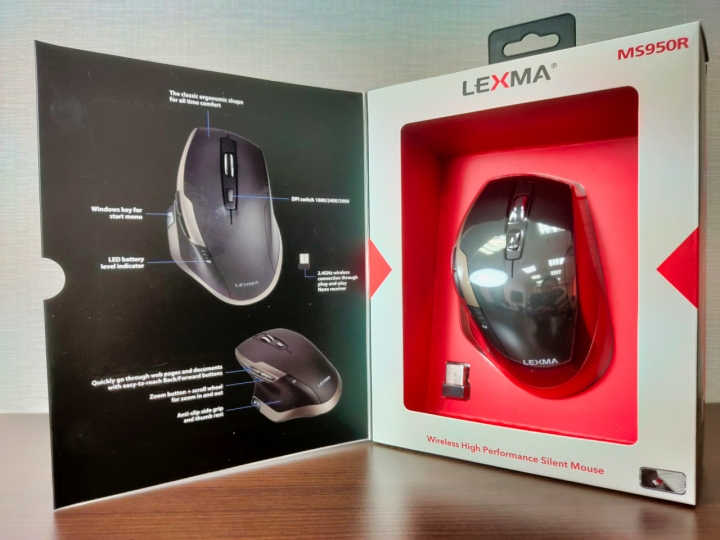 可用於各種表面的商務用途無線滑鼠 – LEXMA MS950R開箱介紹