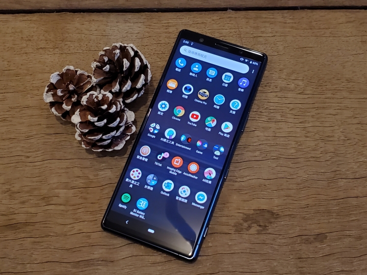 68mm寬度 > Sony Xperia 5 璃光藍新機開箱