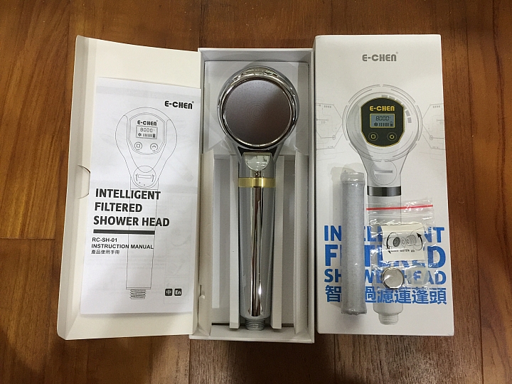 大叔使用Simple Wise智能型過濾蓮蓬頭的心得，除氯效果一級棒