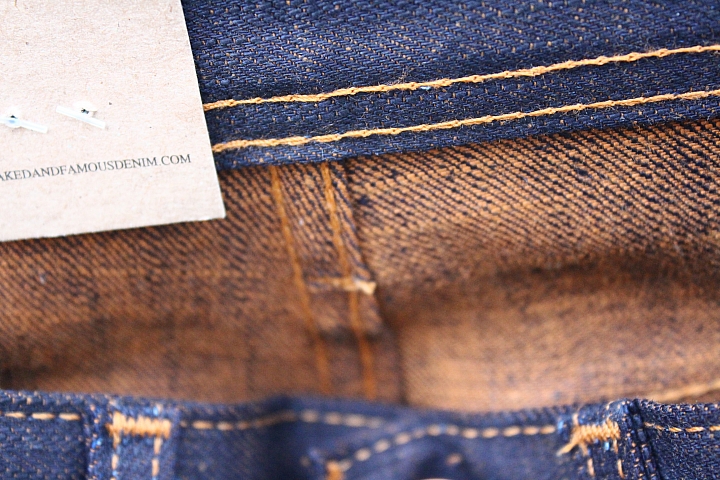 點我看大圖 【開箱實穿分享】N&F 裸女 七龍珠 悟空 Goku Super Saiyan Selvedge.Naked & Famous x Dragon ball