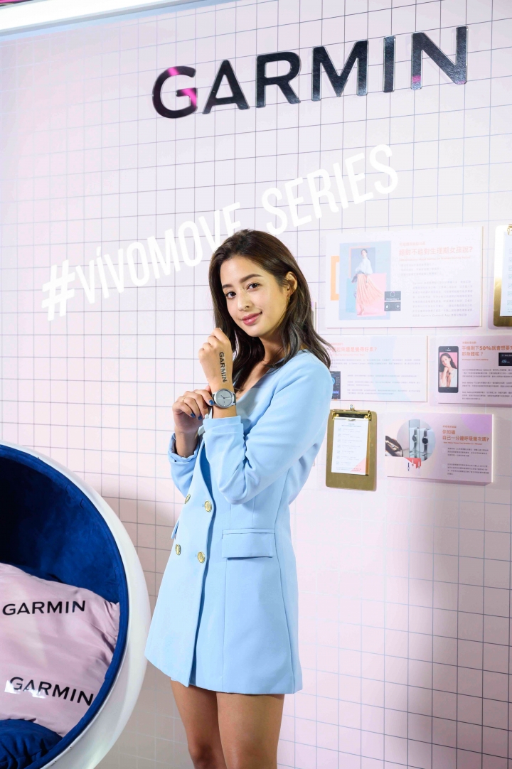 Garmin 全新一代敲敲錶 vivomove 系列發表!女神莫允雯也好心動