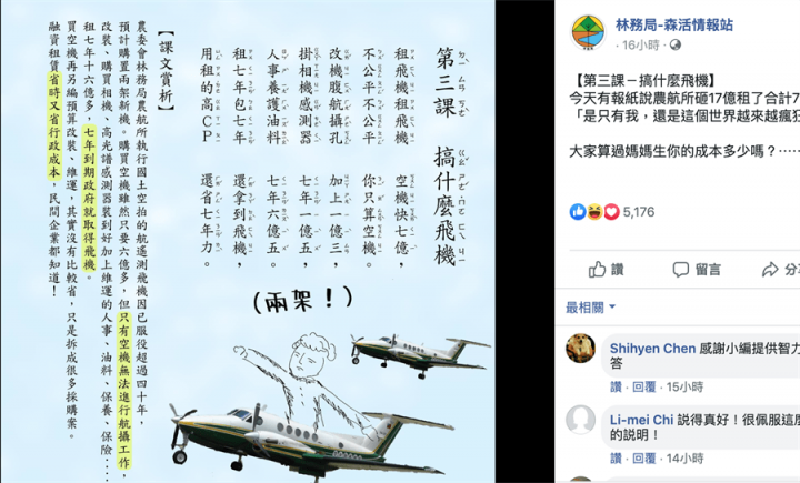 租機比購機便宜?陳吉仲慘被農委會報告打臉