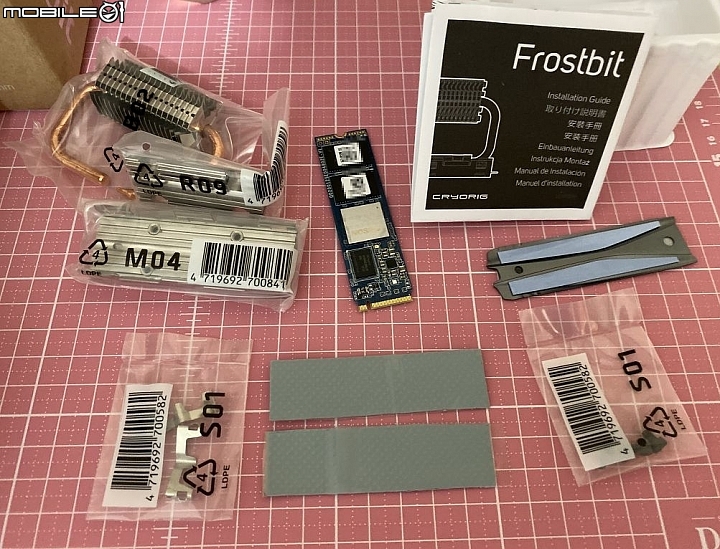 [開箱] 高熱 Gen4 SSD 救星，快睿 Frostbit M.2 熱導管散熱片