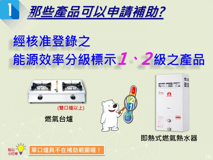 熱水器補助懶人包
